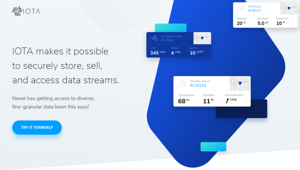 The Next Step Towards IoT – IOTA Data Markeplace