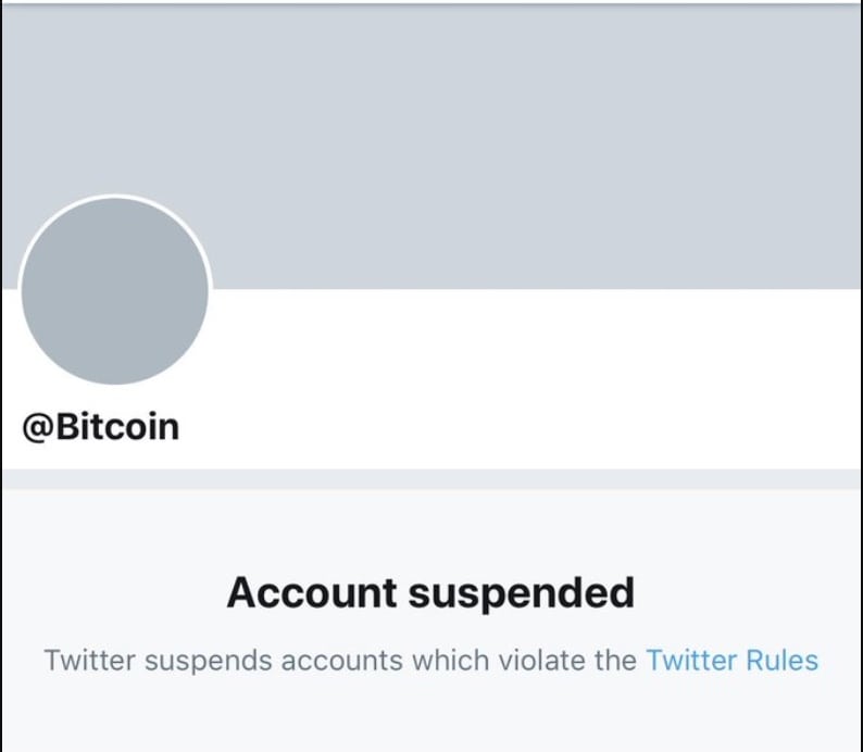 Bitcoin Cash Promotional ‘@bitcoin’ Twitter account stop action, freedom of expression infringement?