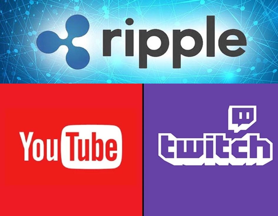 Ripple Adoption Intensifies: Content Creators Can Now Accept XRP On YouTube And Twitch