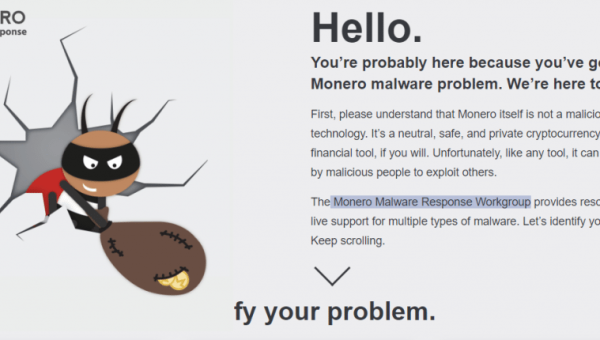Monero (XMR) Combats Crypto Mining Malware Via New Initiative Called  Monero Malware Response Workgroup