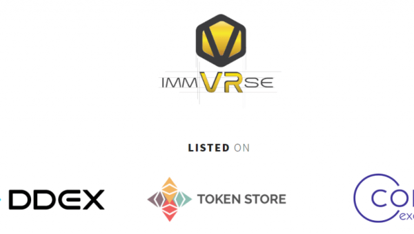 VR Industry Prospers: ImmVRse’s IMVR Token Gets Listed On DDEX Decentralized Exchange