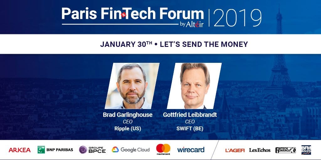 Ripple and SWIFT CEO are Meeting In Paris To Discuss Cross-border Remittance