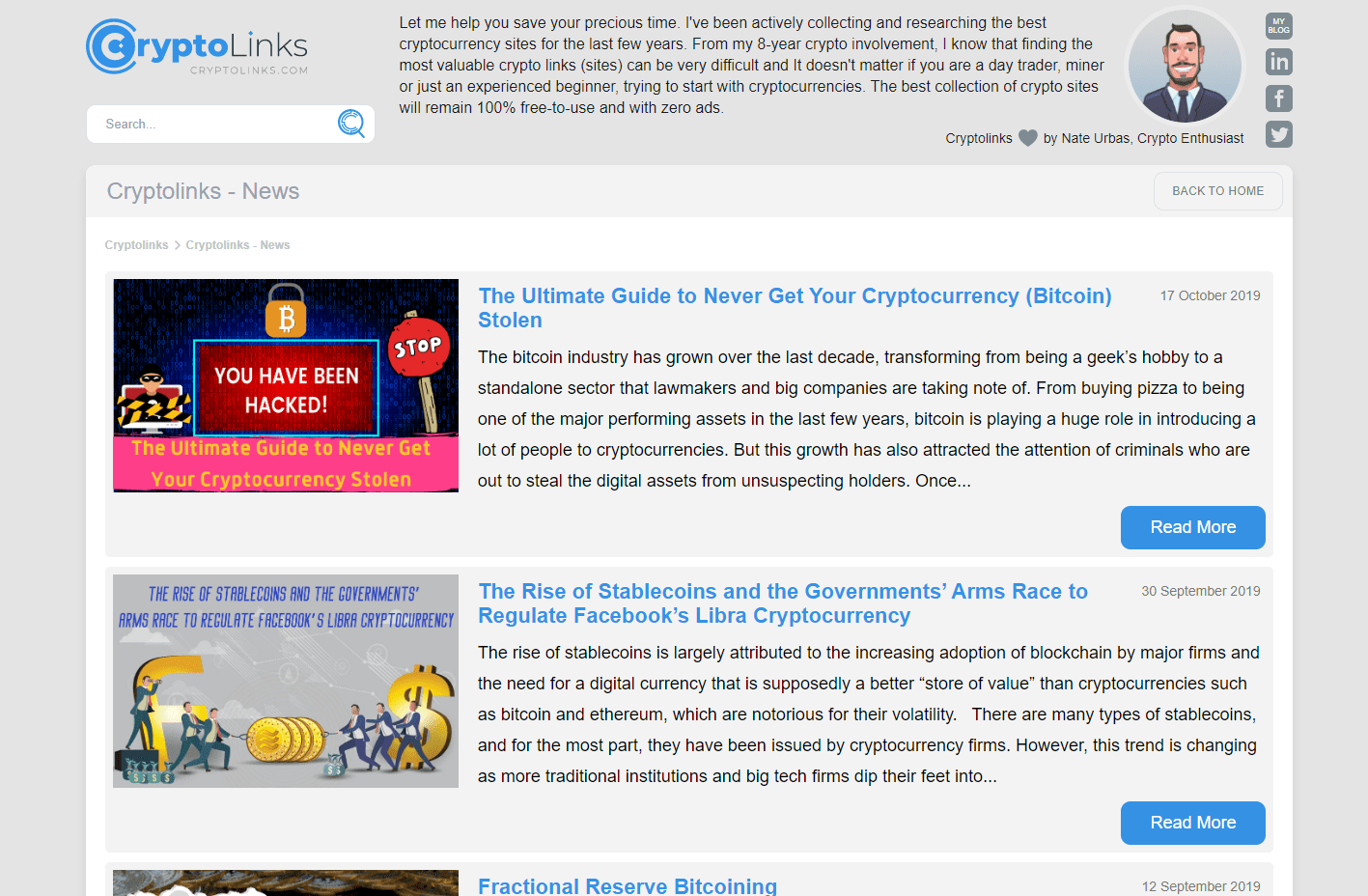 Cryptolinks Google Chrome 2019 10 22 09.01.54 | CryptoGazette - Cryptocurrency News Cryptolinks Google Chrome 2019 10 22 09.01.54