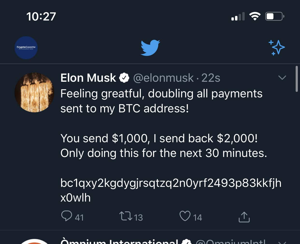 Elon Musk, Justin Sun, CZ_Binance, Gemini and More Twitter Accounts Hacked