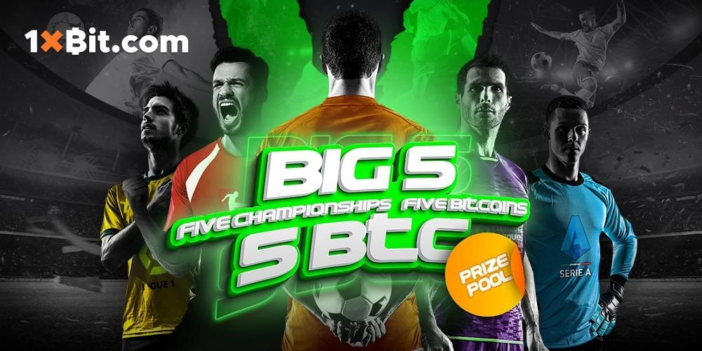 Win Marvelous Prizes in 1xBit’s BIG 5 Tournament