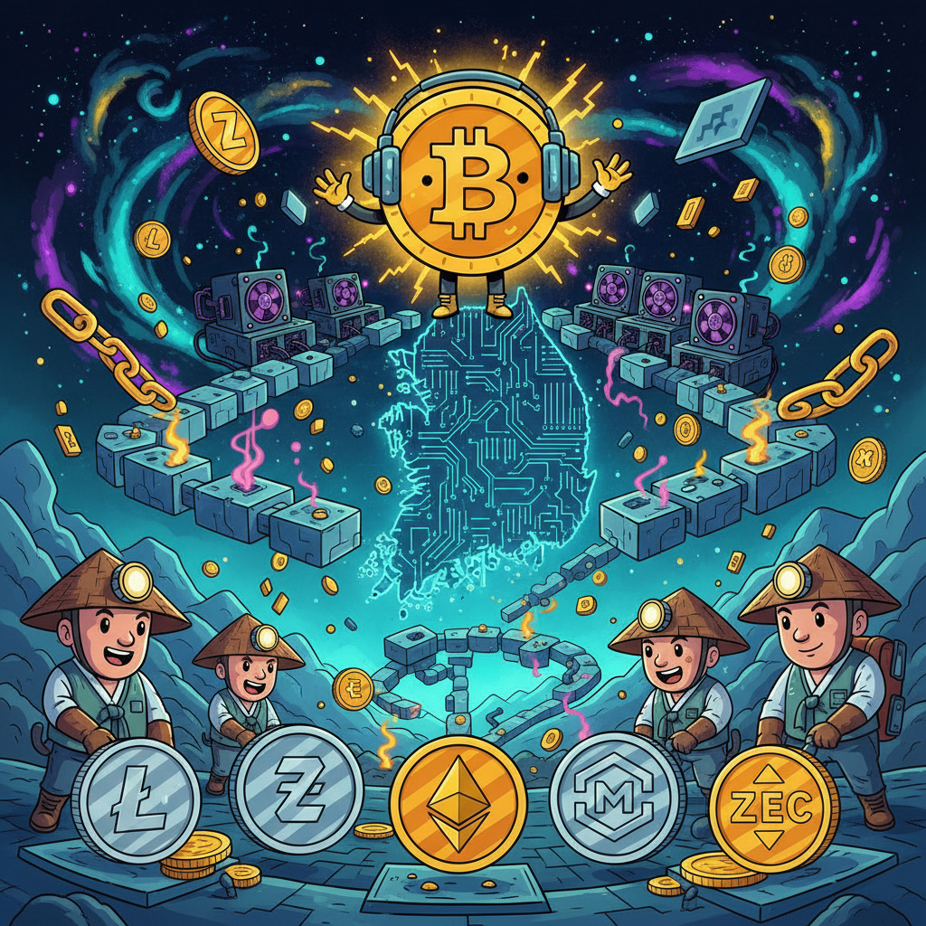 The State of Crypto mining in Korea – LTC, ETH, XMR, ZEC