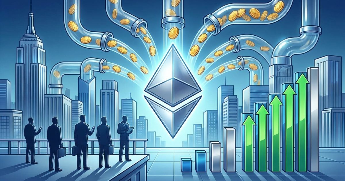 Ethereum ETF Inflows Hit 9-Day Streak as Fidelity and BlackRock Lead Institutional Rotation