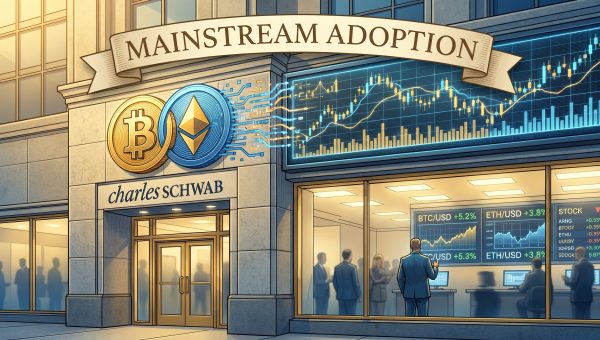Charles Schwab Opens Direct Bitcoin and Ethereum Trading to 38 Million Clients