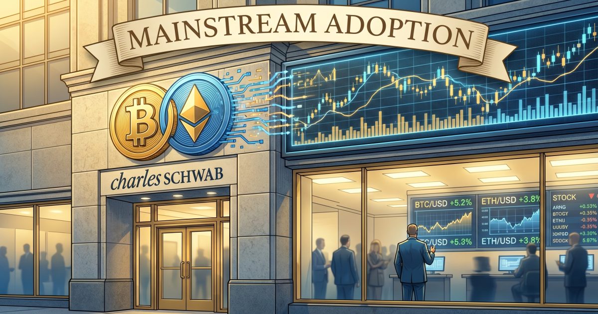 Charles Schwab Opens Direct Bitcoin and Ethereum Trading to 38 Million Clients