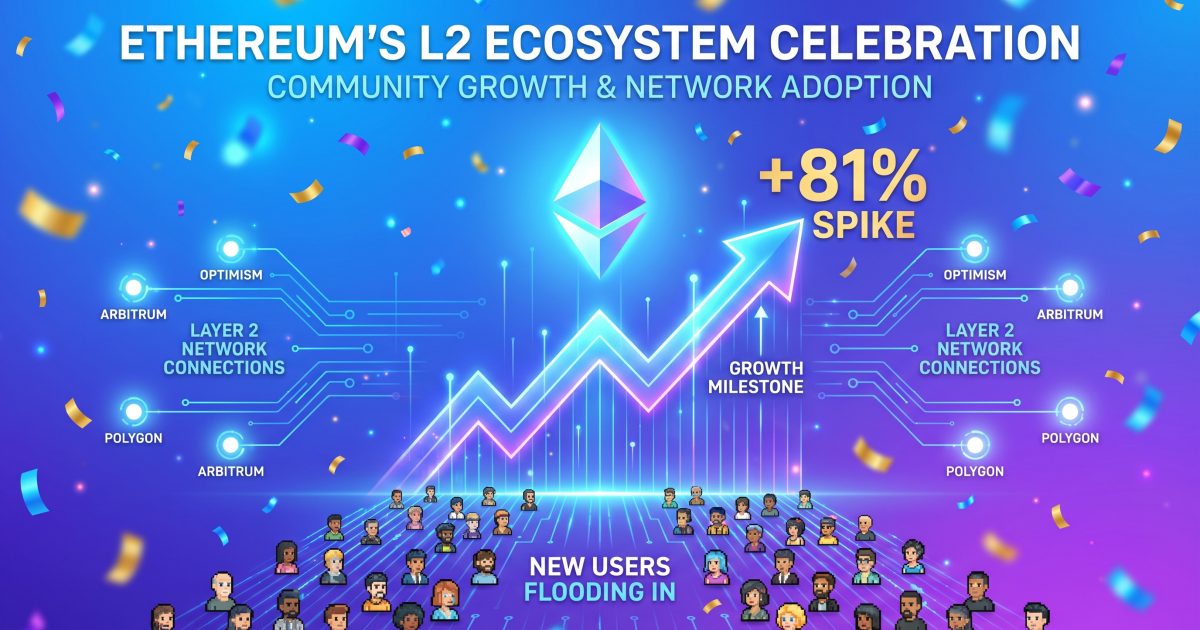 Ethereum New Users Spike 81% Quarter-Over-Quarter to All-Time High