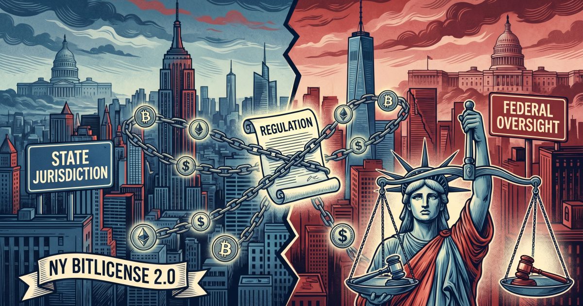 New York Tightens Crypto Regulation, Setting Up a State vs. Federal Jurisdiction Battle