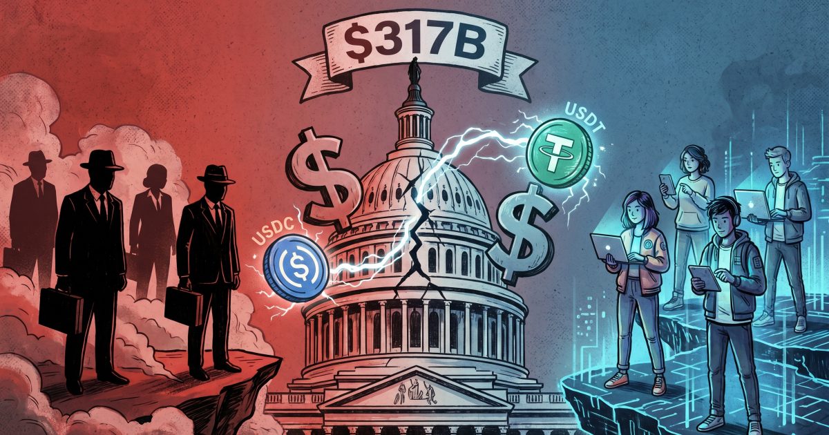 The $317 Billion Stablecoin Battle: Senate Clarity Act Faces Wall Street’s Biggest Lobby