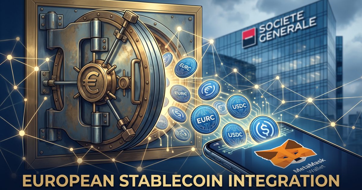 Societe Generale Puts Its USDCV Stablecoin on MetaMask Through Consensys Deal