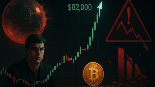 Bitcoin Hits $82,000 as Michael Burry Calls the Stock Market a Dot-Com Bubble Repeat