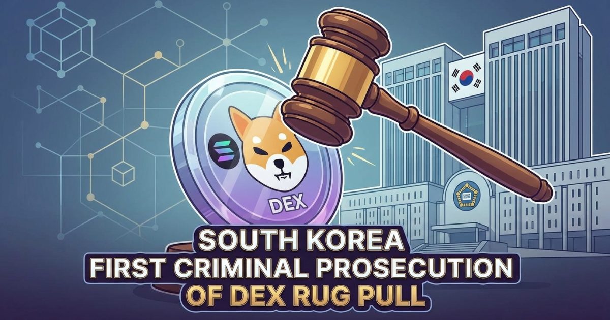 South Korea Files First Criminal Case Over DEX Rug Pull, Indicts Five in Solana Meme Coin Scheme
