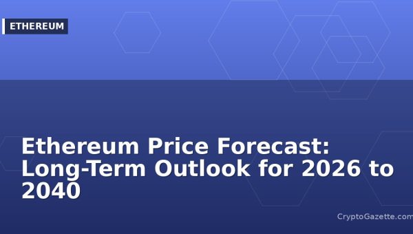 Ethereum Price Forecast: Long-Term Outlook for 2026 to 2040