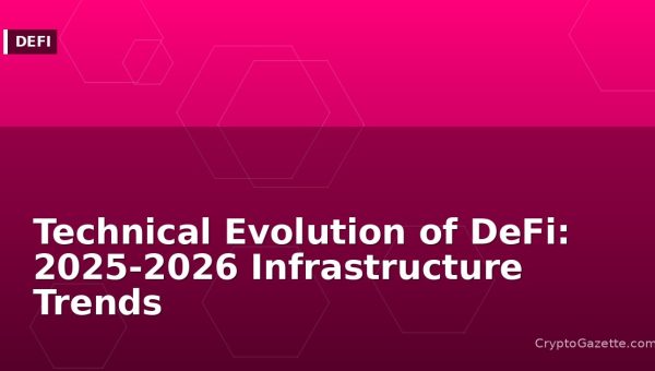Technical Evolution of DeFi: 2025-2026 Infrastructure Trends