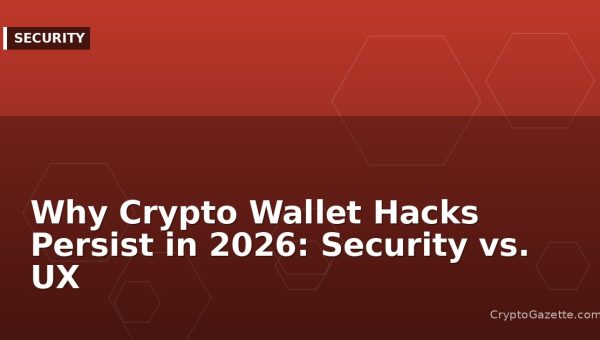 Why Crypto Wallet Hacks Persist in 2026: Security vs. UX