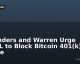 Sanders and Warren Urge DOL to Block Bitcoin 401(k) Rule