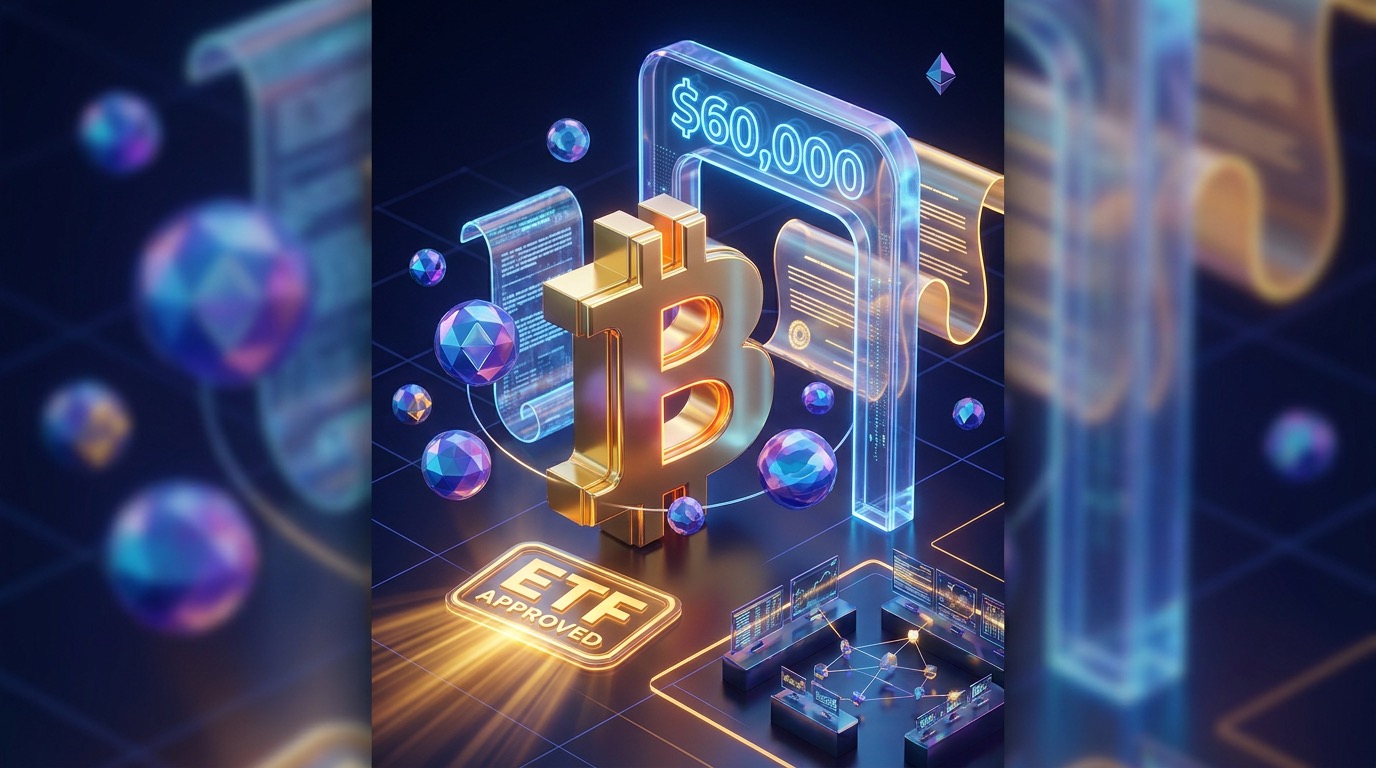 Coinbase Policy Proposal and ETF Rumors Drive Crypto Market Surge as Bitcoin Approaches $60,000