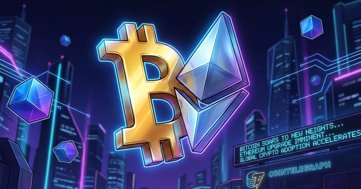 Crypto Markets Brace for Impact as Cointelegraph Flags Key Bitcoin and Ethereum Developments