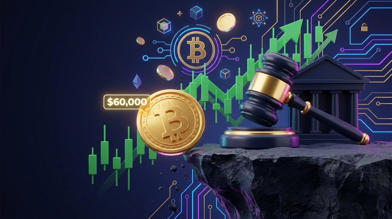 Crypto Markets Face Critical Juncture as Bitcoin Tests $60,000 Resistance and Ethereum Derivatives Signal Bullish Positioning