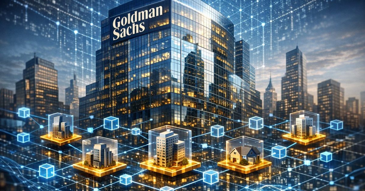 Goldman Sachs Launches Tokenized Real Estate Fund on Blockchain With Apex Group and Archax