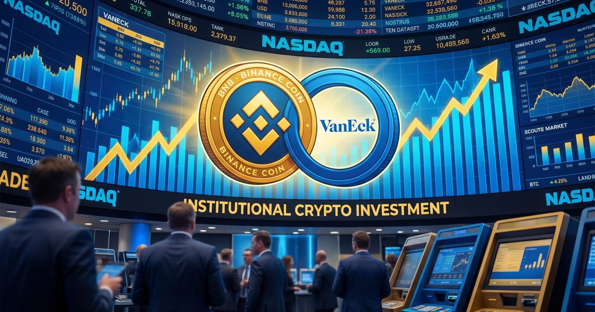 VanEck Launches First US Spot BNB ETF on Nasdaq — BNB Surges 11% as Institutional Gateway Opens