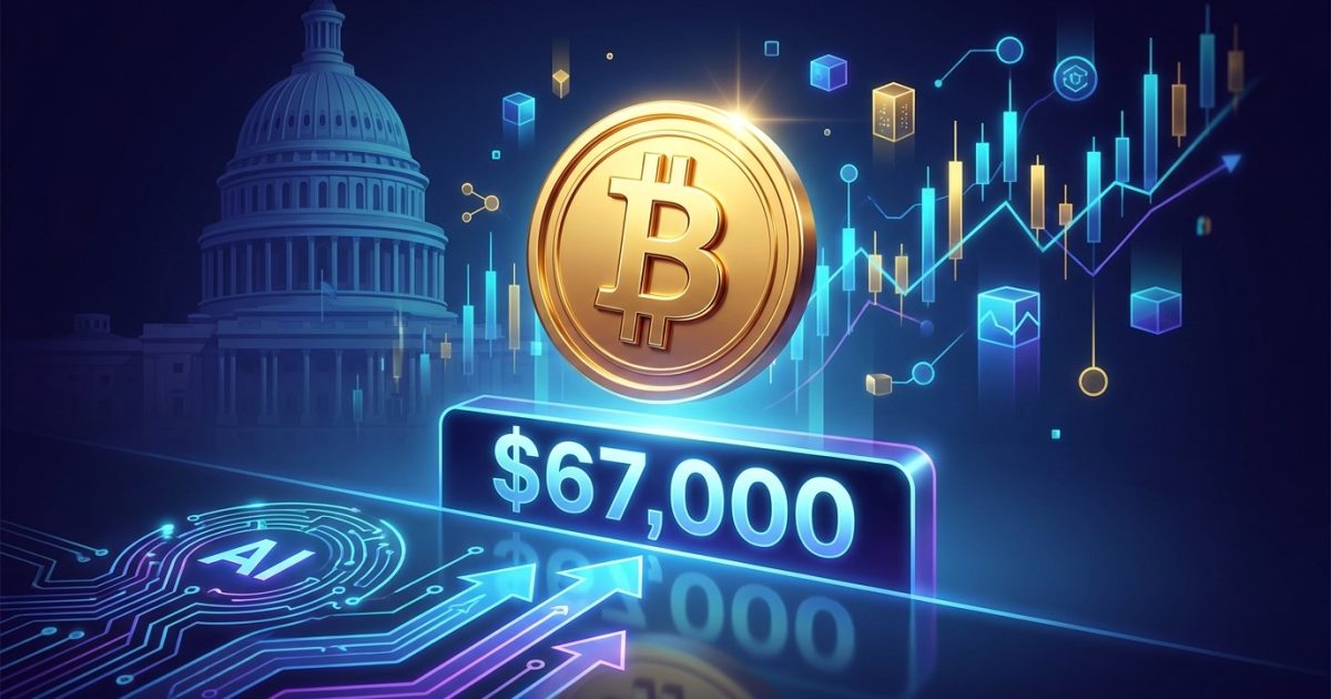 Bitcoin Reclaims $67,000 as US Legislation Optimism and AI-to-Crypto Rotation Drive Rally
