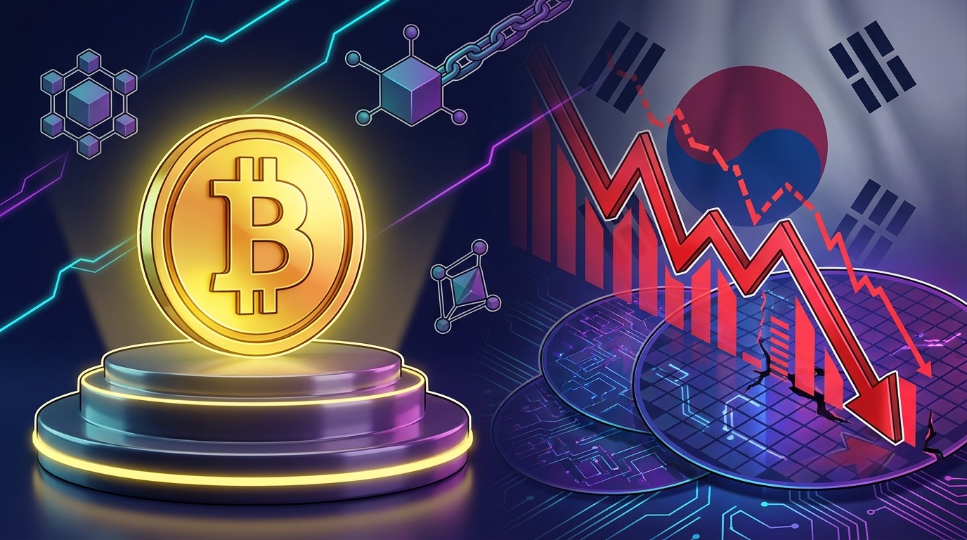 Bitcoin rises toward $64,000 as Korea’s record chip crash leaves crypto untouched