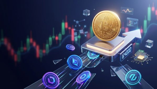 Bitcoin stabilises near $64,000 as Cardano, Sui and Near lead broad crypto pullback