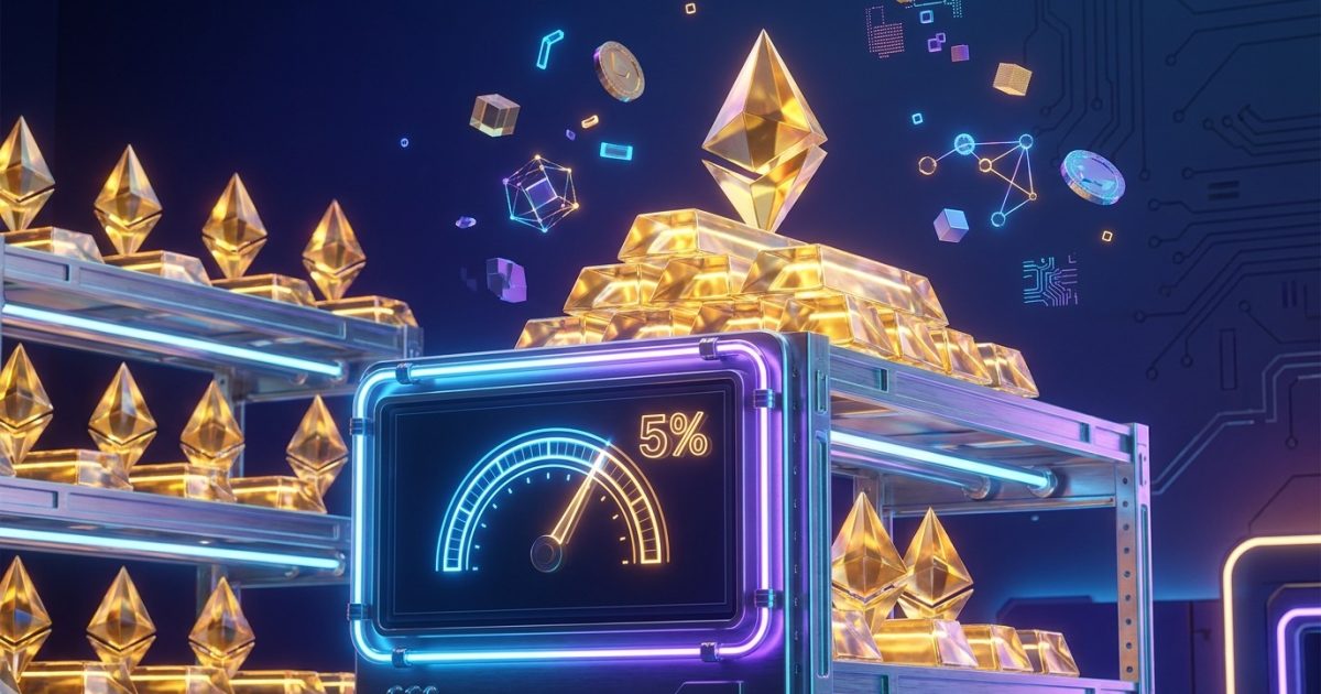 Bitmine amasses 5.77 million ETH, 4.8% of supply, as Tom Lee declares Ethereum is becoming money