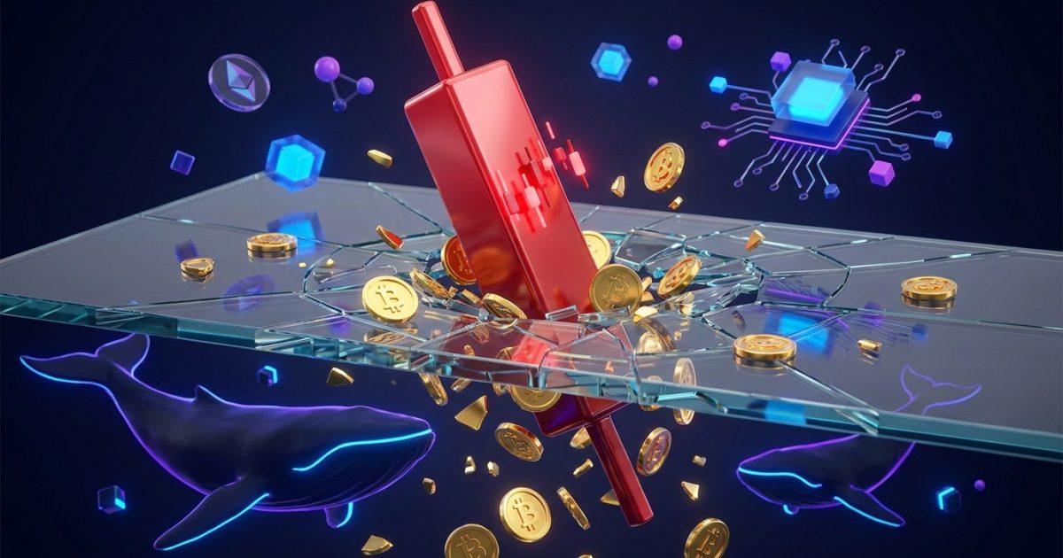 Crypto Market Suffers $300 Billion Wipeout as Leveraged Bets Unravel