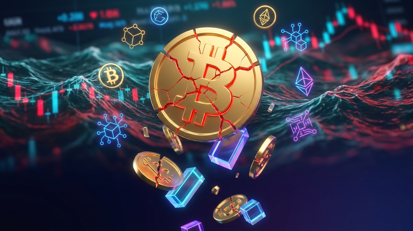 Crypto Sector Suffers Harshest Selloff in Months as $300 Billion Evaporates Amid Leveraged Unwind