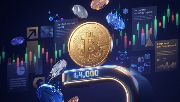 Dogecoin and Ether Lead Crypto Pullback as Bitcoin Stabilises Around $64,000