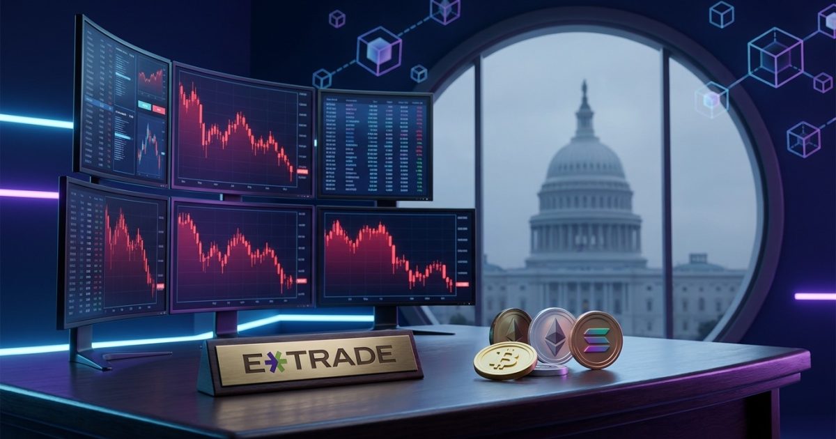 E*TRADE launches spot crypto trading as Senate moves on SBF clemency and CLARITY Act