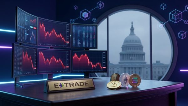 E*TRADE launches spot crypto trading as Senate moves on SBF clemency and CLARITY Act