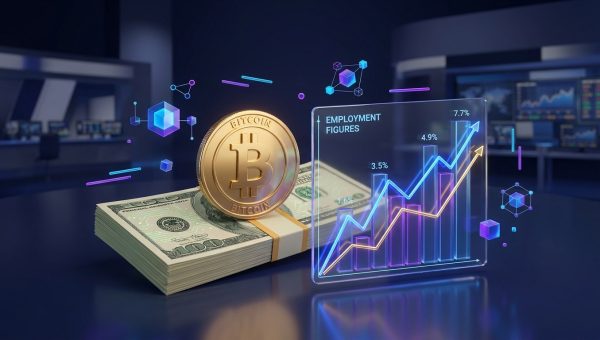 Bitcoin Steadies at $64,300 Ahead of US Jobs Report as Fed Rate Hike Odds Climb to 55%
