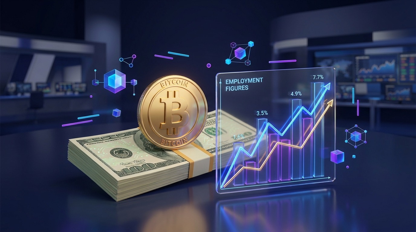 Bitcoin Steadies at $64,300 Ahead of US Jobs Report as Fed Rate Hike Odds Climb to 55%