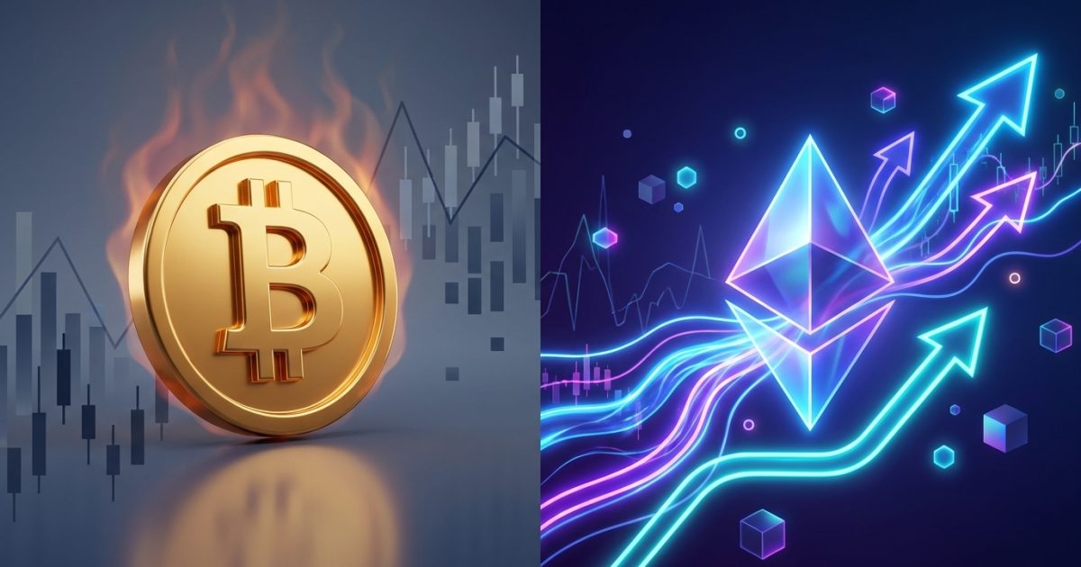 Bitcoin ETFs Snap Nine-Day Inflow Streak as Ethereum Funds Extend Their Run