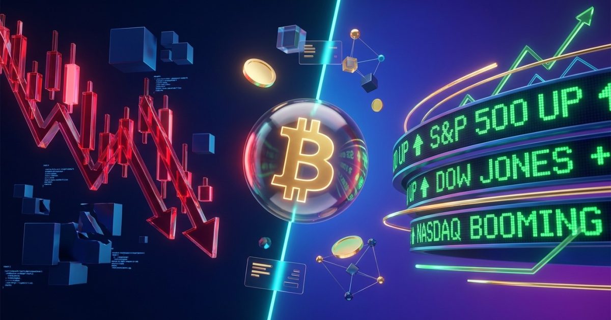 Bitcoin Slides on Final Day of July While Equities Boom