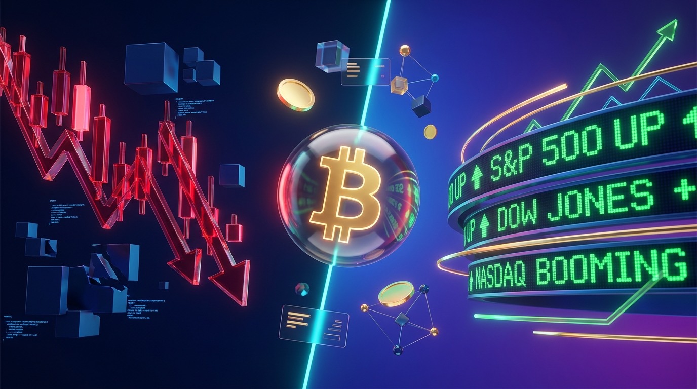 Bitcoin Slides on Final Day of July While Equities Boom