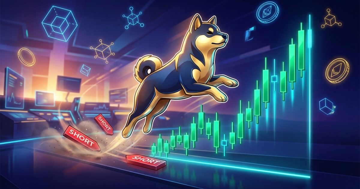 Dogecoin Leads Crypto Rebound With 15% Surge as $844 Million Short Squeeze Runs Its Course