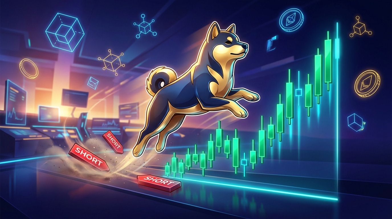 Dogecoin Leads Crypto Rebound With 15% Surge as $844 Million Short Squeeze Runs Its Course