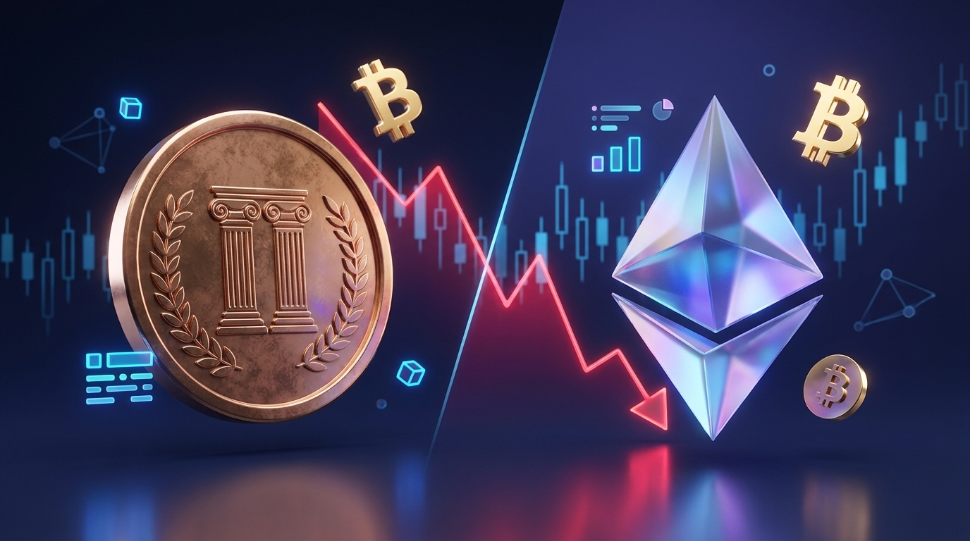 Ethereium Classic Slides Against Ether as ETC/ETH Cross Rate Dips to 0.003343
