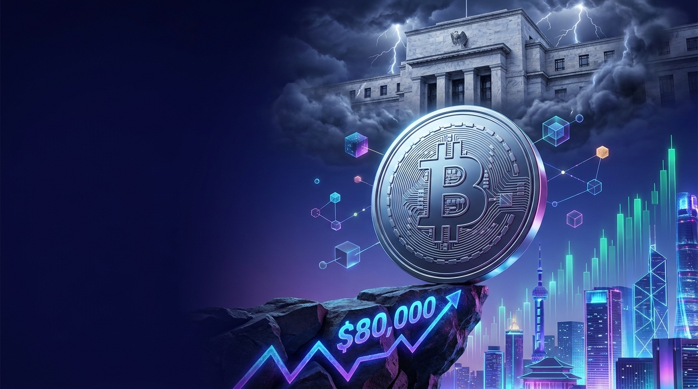 Bitcoin Slips Below $80,000 as Crypto Ignores Asian Tech Rally and Fed Meeting Begins