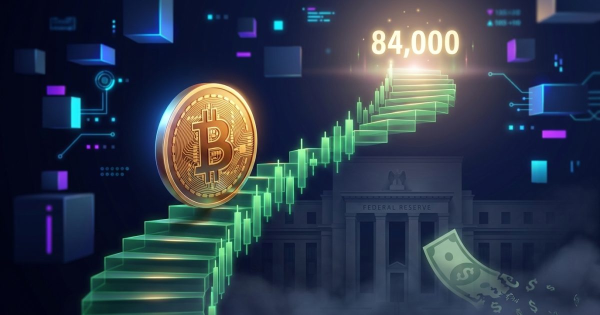 Bitcoin climbs toward $84,000 after Fed’s Williams sees no rate hikes in 2027