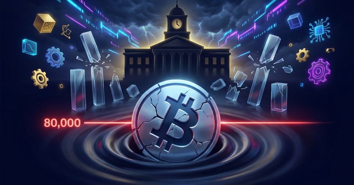 Bitcoin slips below $80,000 as hawkish Fed and tech weakness trigger $356 million in liquidations
