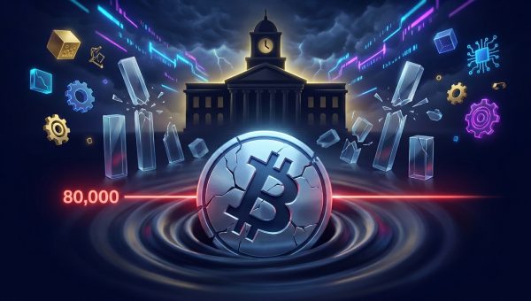 Bitcoin slips below $80,000 as hawkish Fed and tech weakness trigger $356 million in liquidations