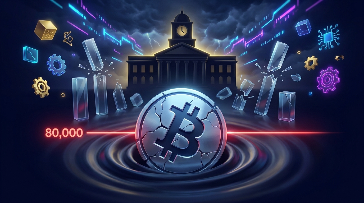 Bitcoin slips below $80,000 as hawkish Fed and tech weakness trigger $356 million in liquidations